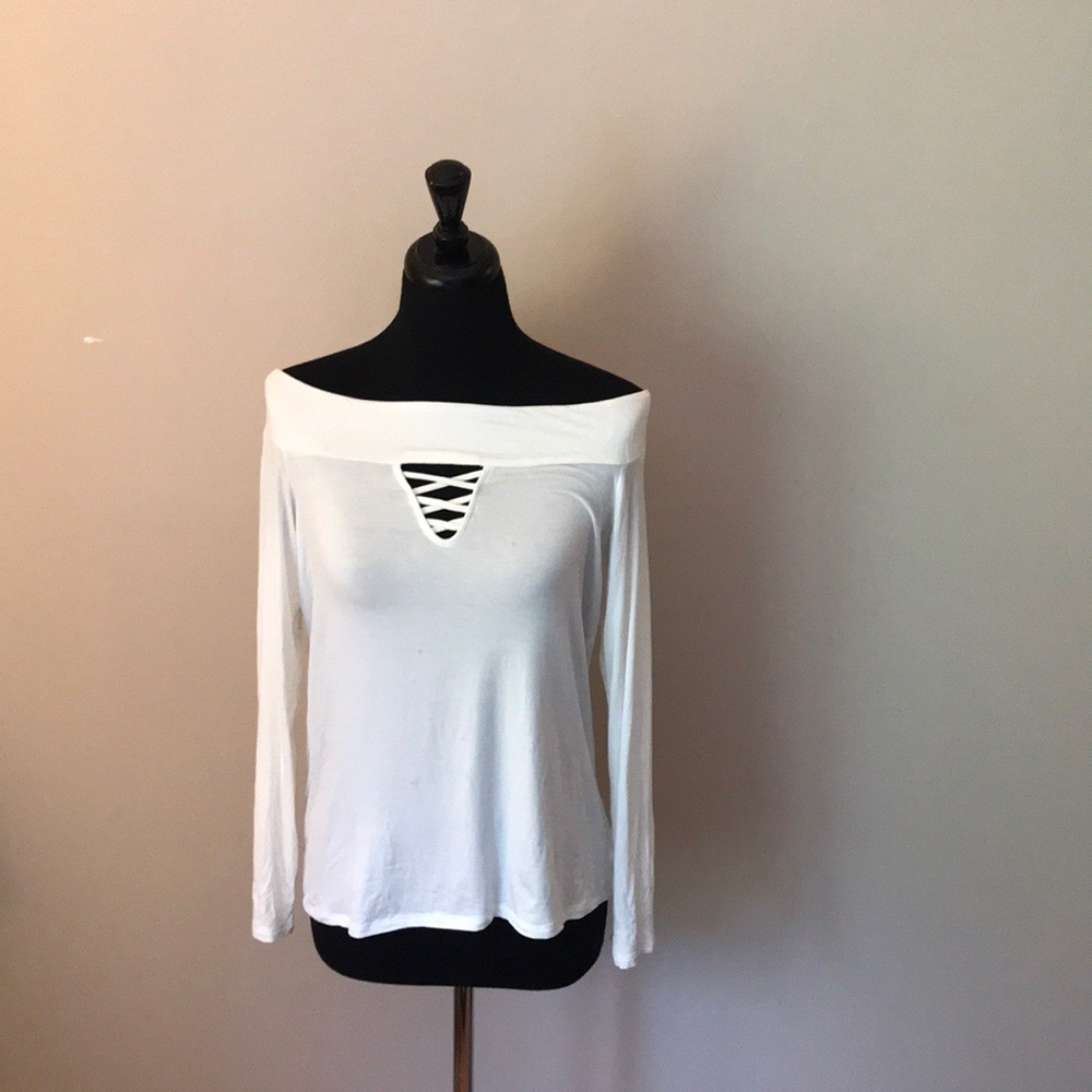 American Eagle off shoulder long sleeve